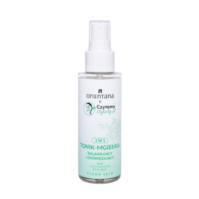 Orientana Clean Skin Tonik-mgiełka balansujący i odświeżający, 100 ml