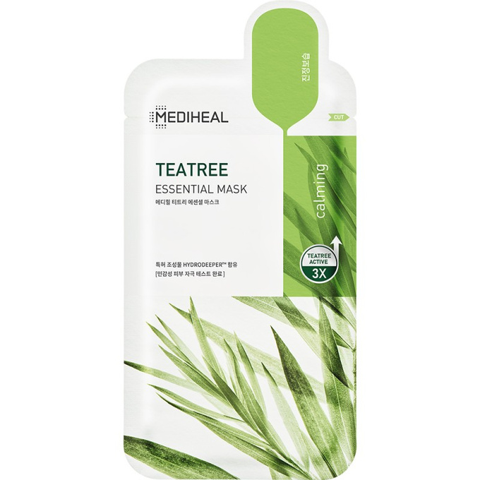 MEDIHEAL Teatree Essential Mask Łagodząca maska w płachcie, 24 ml