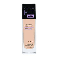 Fit Me Luminous + Smooth Foundation rozświetlający podkład do twarzy 118 Light Beige 30 ml