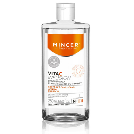 Vita C Infusion regenerujący płyn micelarny do twarzy No.611 250 ml