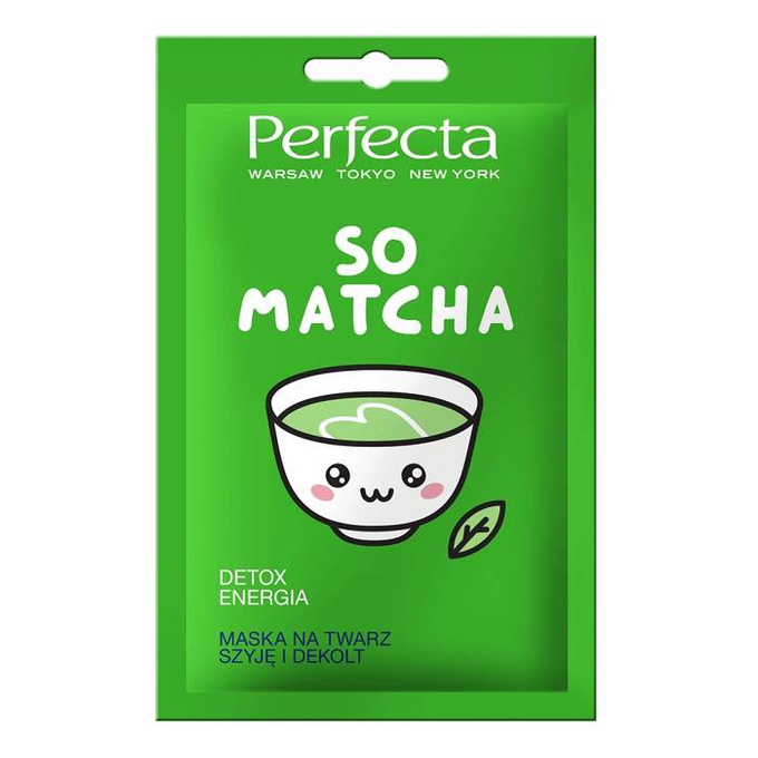 So Matcha maska na twarz szyję i dekolt detox & energia 10 ml