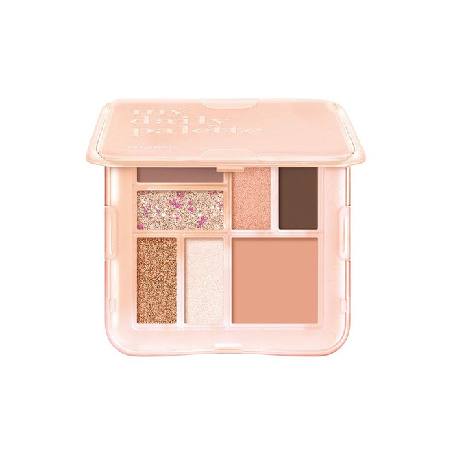 PUPA Milano My Daily Palette - Paleta do makijażu 002 Tender Apricot, 8 g