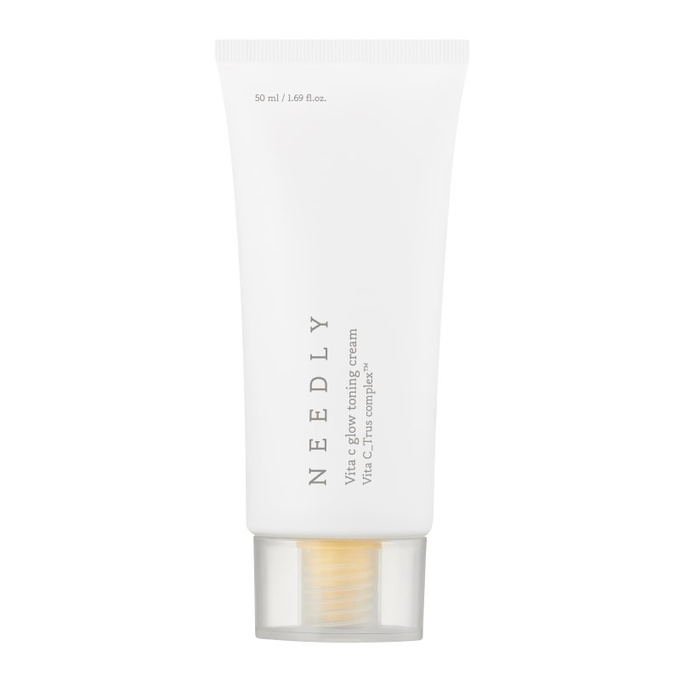 Needly Vita C Glow Toning Cream, rozświetlający krem tonizujący z witaminą C, 50 ml