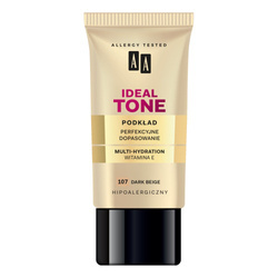 Make Up Ideal Tone podkład perfekcyjne dopasowanie 107 Dark Beige 30 ml