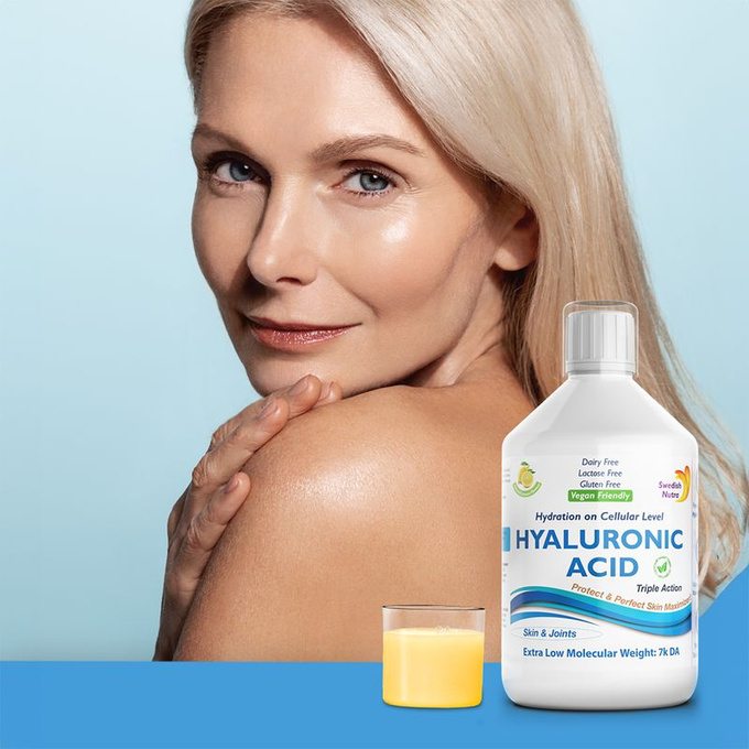 Swedish Nutra Hyaluronic Acid Kwas hialuronowy, 500 ml