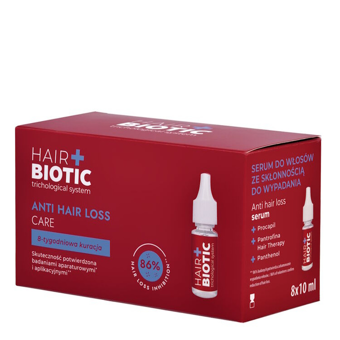 HAIR BIOTIC ANTI HAIR LOSS CARE Serum do włosów ze skłonnością do wypadania - ampułki, 8 x 10 ml