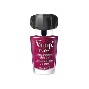 PUPA Milano Vamp! Pachnący lakier do paznokci z efektem objętości 3D - 321 Blinding Deep Red, 9 ml