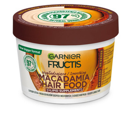 Fructis Macadamia Hair Food wygładzająca maska do włosów suchych i niesfornych 400 ml