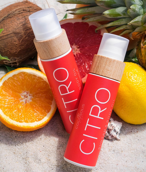 Cocosolis CITRO Organiczny olejek do ciała i opalania - cytrusowy, 110 ml