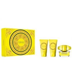 Yellow Diamond zestaw woda toaletowa spray 50 ml + balsam do ciała 50 ml + żel pod prysznic 50 ml