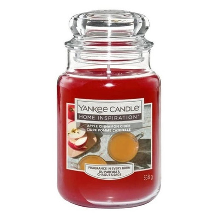 Yankee Candle APPLE CINNAMON CIDER - świeca duża 538 g