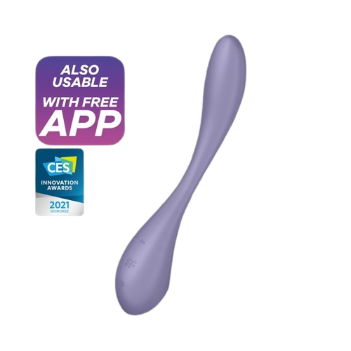 Satisfyer G-Spot Flex 5+, stymulator intymny, fioletowy