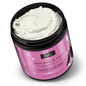 LaQ MAGNOLIA myjący peeling cukrowy, 220 g