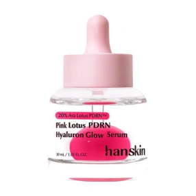 Hanskin Pink Lotus PDRN Hyaluron Glow Serum nawilżająco-rozświetlające 30 ml