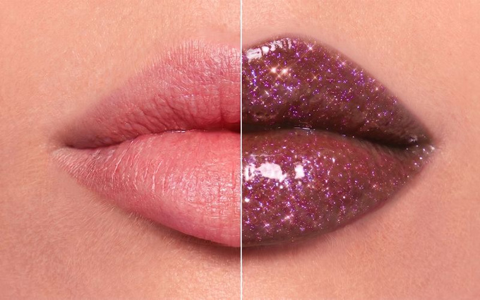 PUPA Milano Shock Plump Bling Bling Błyszczyk powiększający usta z drobinkami - 014 24-Carat Choco, 5 ml