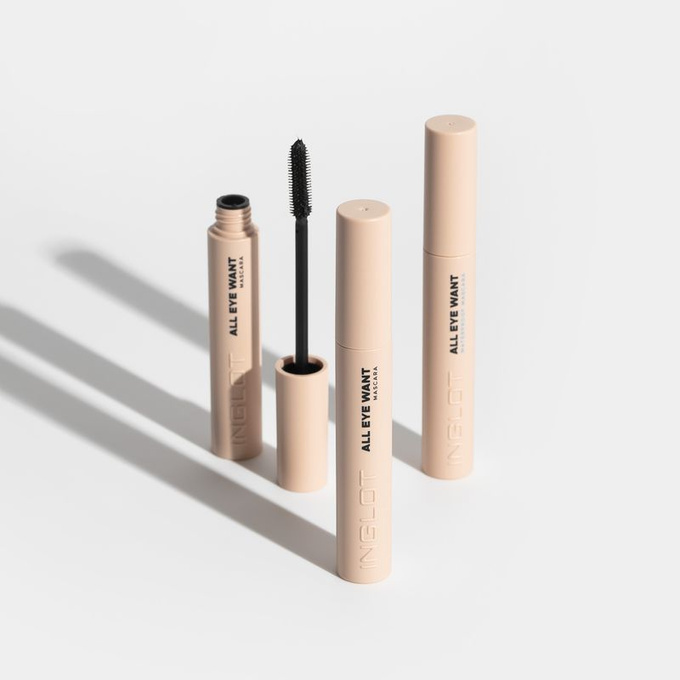 INGLOT Wodoodporny tusz do rzęs All Eye Want, 8,5 ml