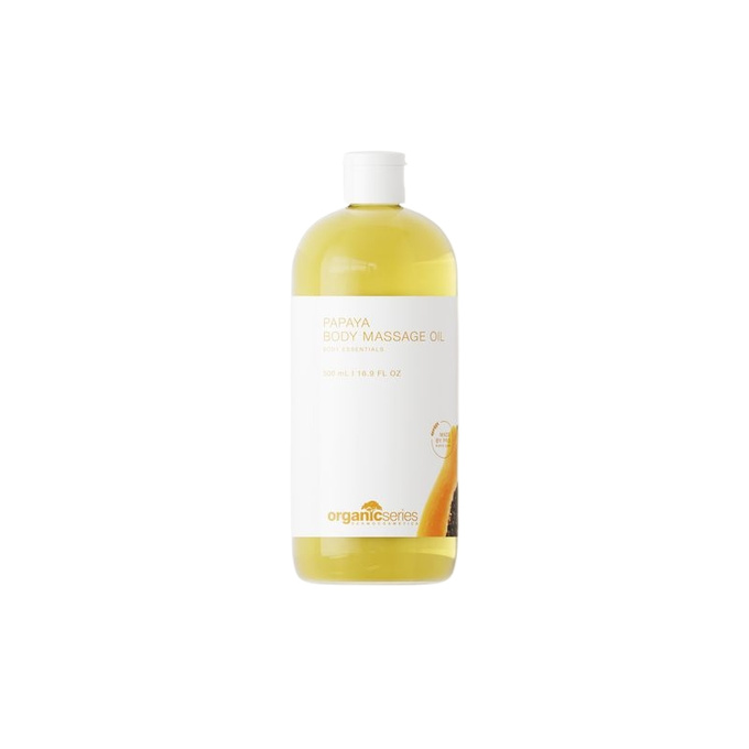 Organic Series Olej do masażu ciała Papaja, 500 ml