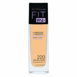 Fit Me Luminous + Smooth Foundation rozświetlający podkład do twarzy 220 Natural Beige 30 ml