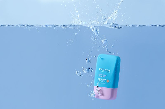 WELEDA Nawilżające serum w kroplach z kwasem hialuronowym, 30 ml