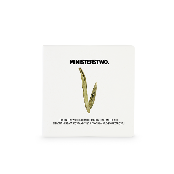 MINISTERSTWO. Zielona herbata - Szampon w kostce, 85 g