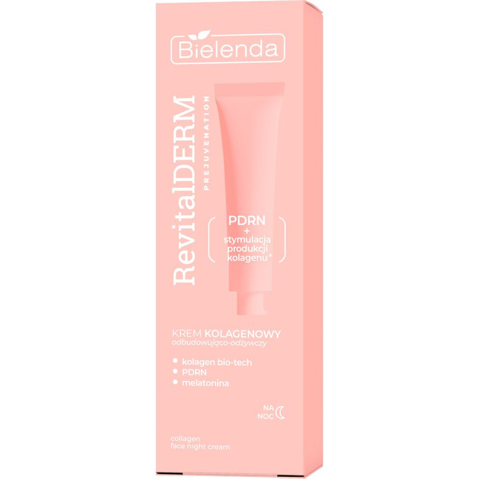 Bielenda Revital Derm Prejuvenation Krem kolagenowy odbudowująco-odżywczy na noc, 40 ml