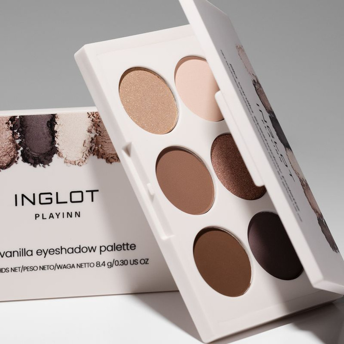 INGLOT Paleta cieni do powiek Playinn Lilla Vanilla, 8,4 g