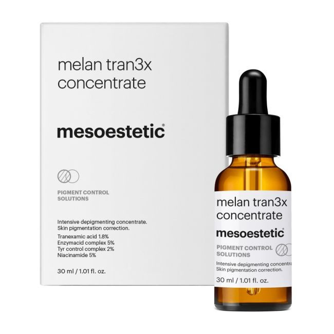 mesoestetic Melan Tran3x Concentrate Koncentrat na przebarwienia, 30 ml