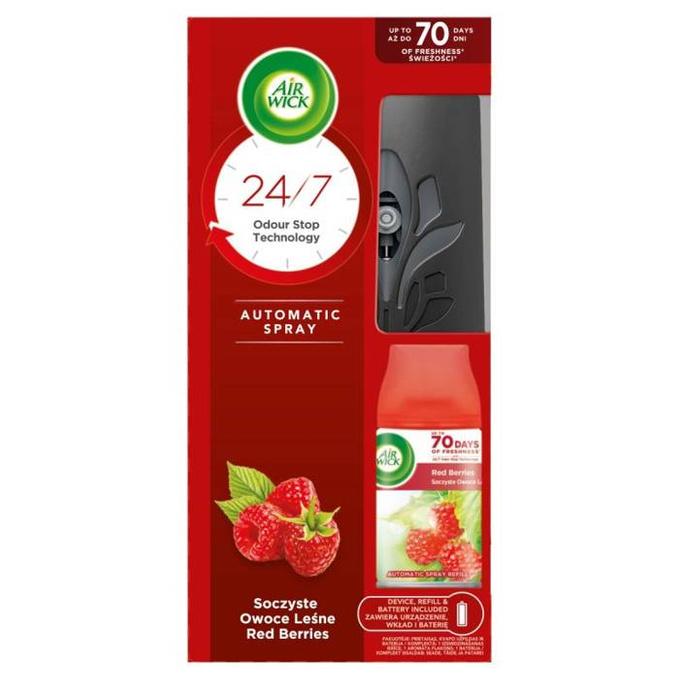 Freshmatic automatyczny odświeżacz powietrza i wkład Soczyste Owoce Leśne 250 ml