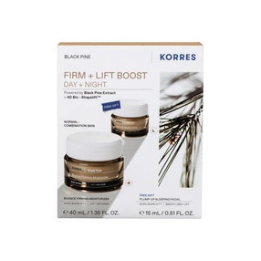 Korres Zestaw Black Pine - Krem na dzień & Krem na noc