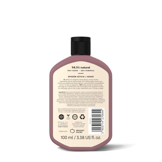 Resibo DEEP WASH szampon mocno oczyszczający, 100 ml