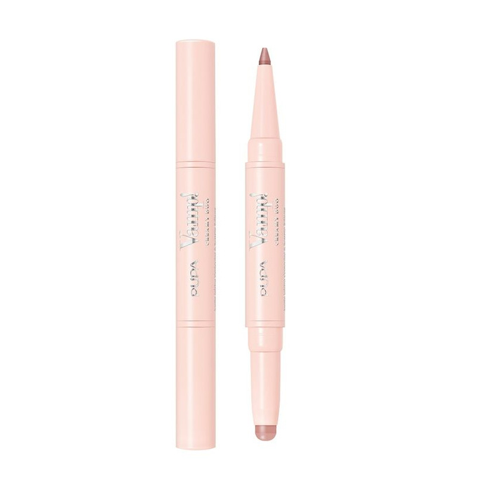 PUPA Milano Vamp! Creamy Duo Pomadka i konturówka do ust - 016 Warm Rose, 10 g