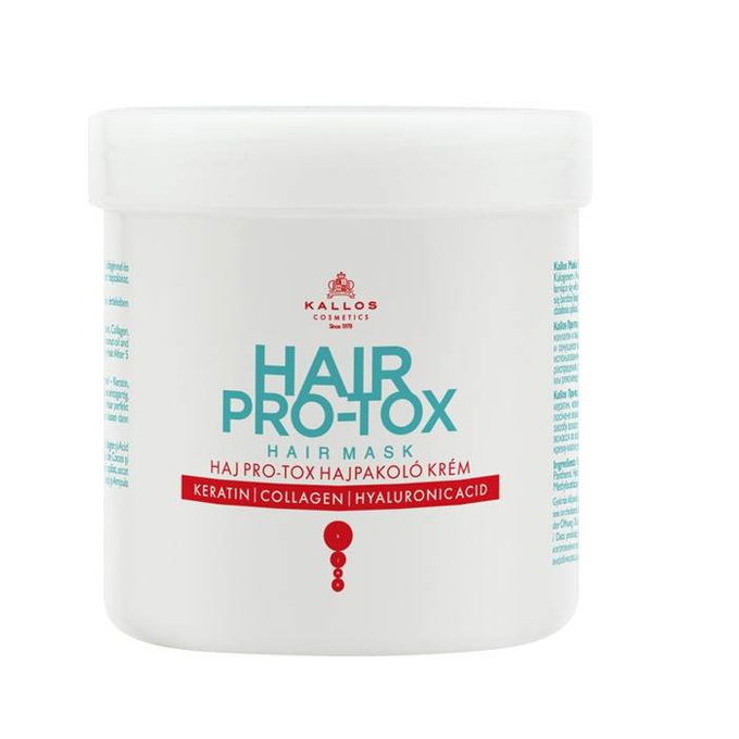 Hair Pro-Tox Hair Mask maska do włosów z keratyną kolagenem i kwasem hialuronowym 500 ml