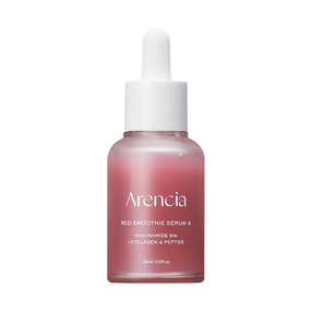 Arencia Fresh Red Smoothie Serum 8 rozświetlająco-ujędrniające serum z 8% niacynamidem, 30 ml