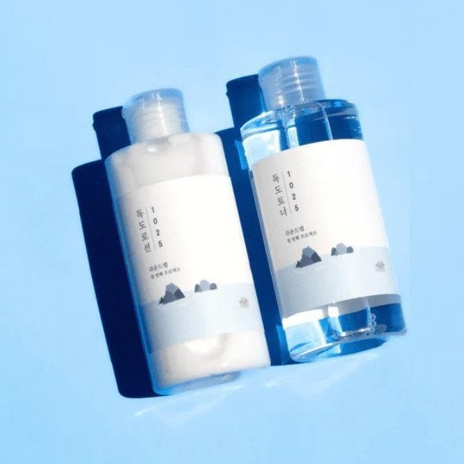 ROUND LAB 1025 Dokdo Toner Lotion Set Tonik + Krem, 200ml+200ml