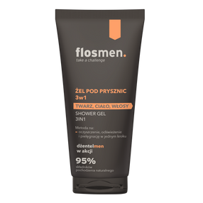 Floslek Flosmen Żel pod prysznic 3w1, 225 ml