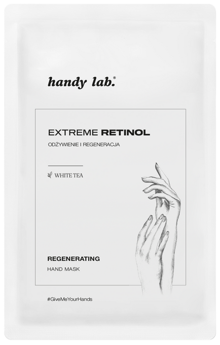 handy lab. Extreme Retinol maska na dłonie w rękawiczkach, 1 para
