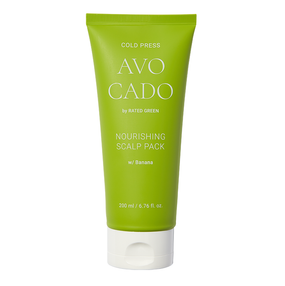 RATED GREEN Cold Press Avocado Odżywcza kuracja do zmęczonej skóry głowy z awokado i bananem 200 ml