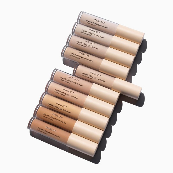 INGLOT Liftingujący korektor pod oczy z peptydami 204 Medium Beige, 4,6 ml