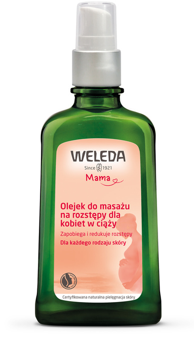 WELEDA Olejek do masażu na rozstępy dla kobiet w ciąży, 100 ml
