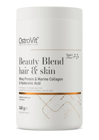 OstroVit Beauty Blend Hair & Skin 360 g francuskiej wanilii