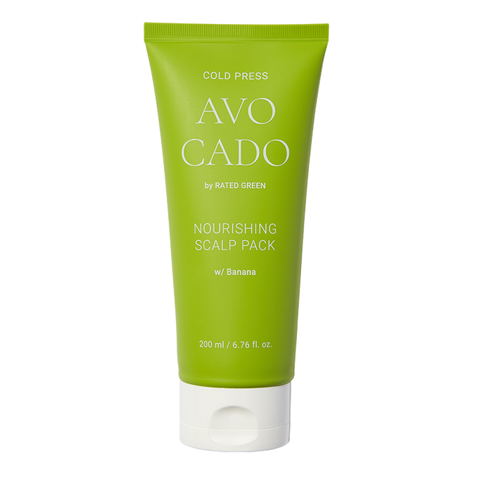 RATED GREEN Cold Press Avocado Odżywcza kuracja do zmęczonej skóry głowy z awokado i bananem 200 ml