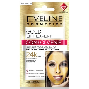 Eveline Gold Lift Expert Luksusowa maseczka przeciwzmarszczkowa