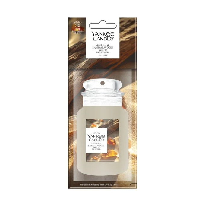 Yankee Candle Car Jar Zapach do samochodu Amber & Sandalwood