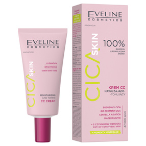 Eveline Cica skin Krem CC nawilżająco-tonujący, 30 ml