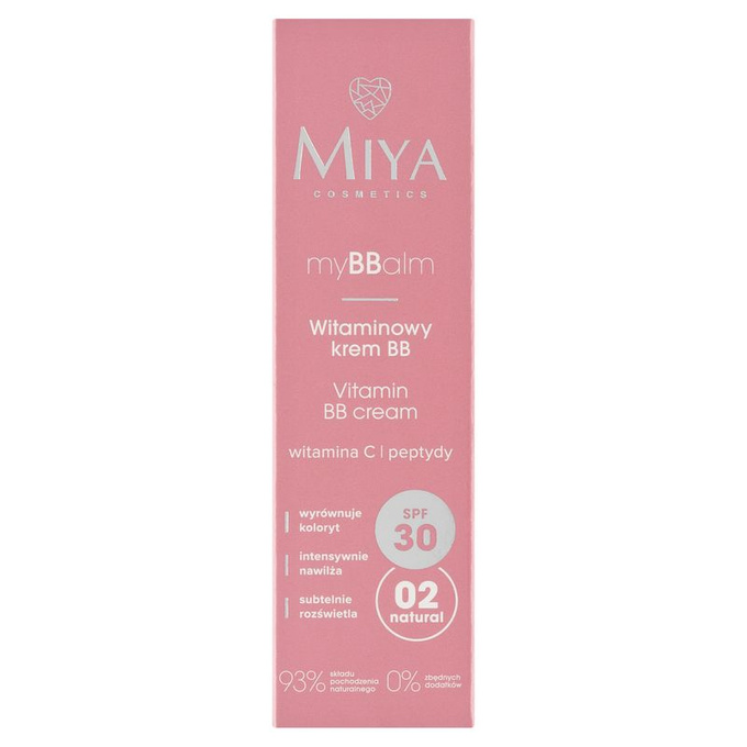 Miya mybbalm – Witaminowy krem BB SPF 30 02, 30 ml