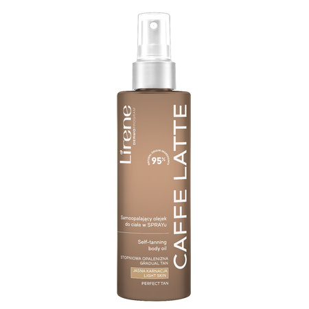 Lirene PERFECT TAN Samoopalajacy olejek do ciała w SPRAYu CAFFE LATTE 190 ml