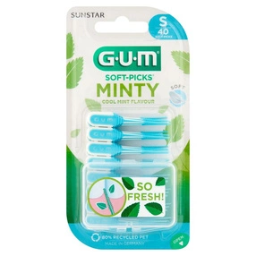 GUM SOFT-PICKS MINTY Małe szczoteczki międzyzębowe, 40 szt