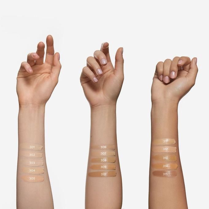 INGLOT Pielęgnacyjny podkład do twarzy Skin Focused SPF 50+ 306 Medium Beige, 30 ml