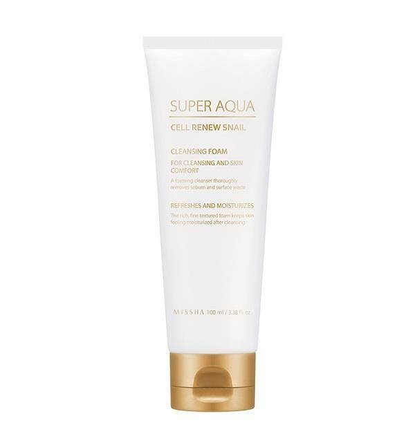 Super Aqua Cell Renew Snail Cleansing Foam pianka myjąca z ekstraktem ze śluzu ślimaka 100ml