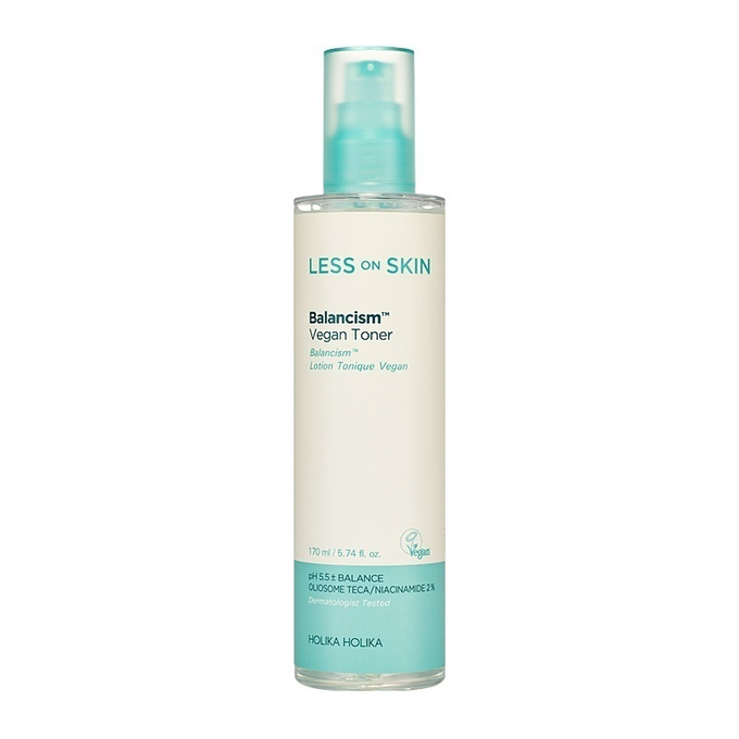 Holika Holika Less on Skin Balancism Vegan Toner - Toner przywracający równowagę, 170 ml